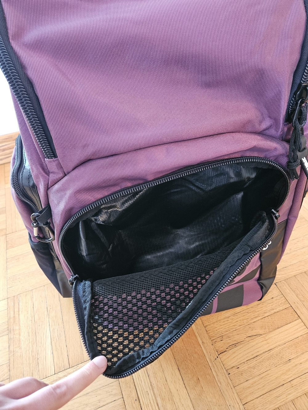 Arena One Go 35L Swimming Backpack Unisex - Plum - Picture 8 of 9